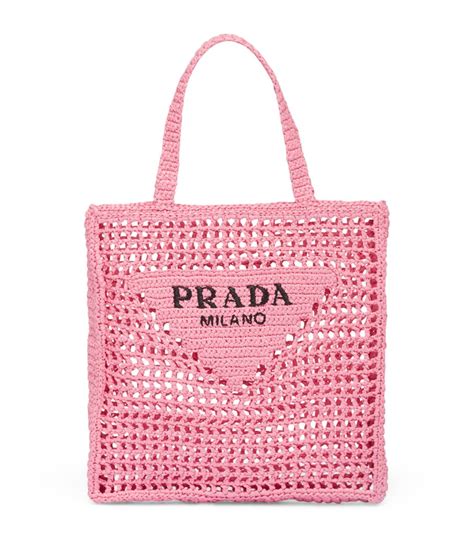 prada blush tote|prada totes crochet.